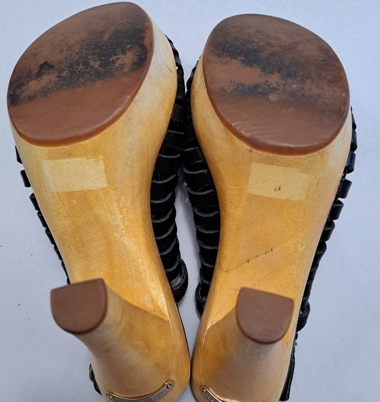 Michael Michael Kors Leather Strappy Platform Sandals Size 6.5" - Picture 11 of 14